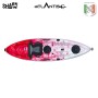 Kayak-canoa SHARK ATLANTIS lime/bianco - 2 gavoni + seggiolino + pagaia +  portacanna