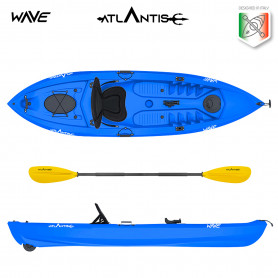 Kayak-canoa Atlantis WAVE EVOLUTION blu cm 305 - 2 gavoni -
