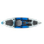 Kayak-canoa Atlantis FURY blu - cm 306 - seggiolino - 3 gavoni