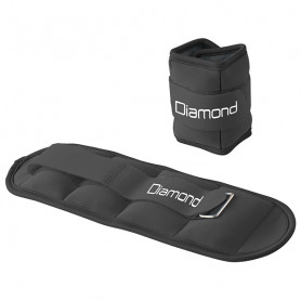 Cavigliere Appesantite 2,5 Kg colore nero Diamond professional