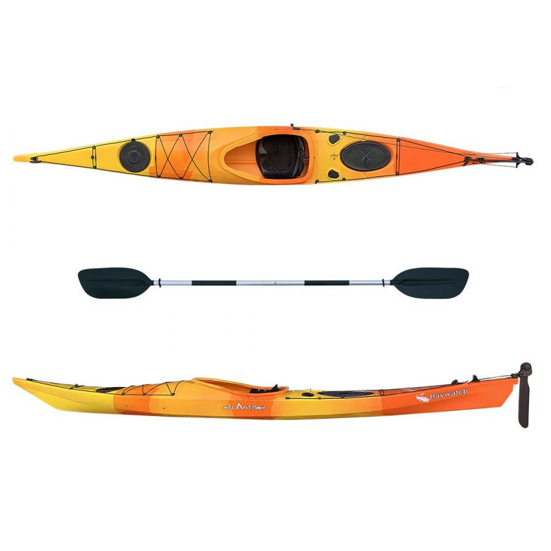 Kayak-canoa Atlantis BAYWATCH - cm 450- timone - 1 seduta - 2