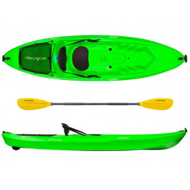 Kayak - canoa Atlantis OCEAN verde lime cm 266 - seggiolino -