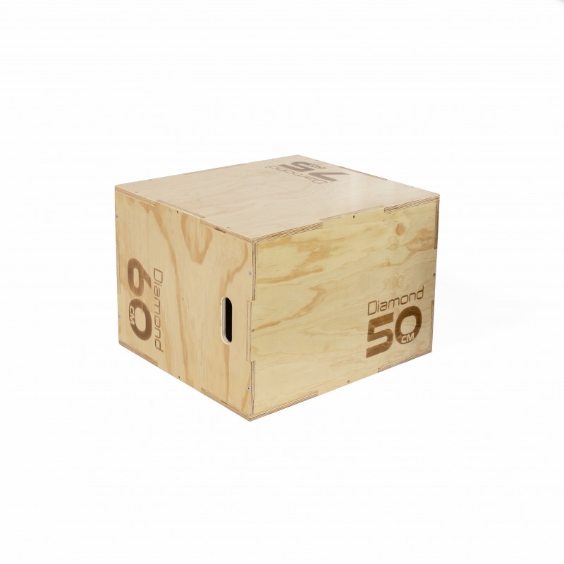 Plyo Box in legno 50-60-75 cm Diamond Fitness