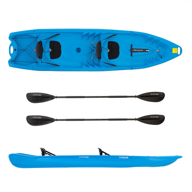 Kayak - canoa Atlantis VOYAGER blu - cm 340 - 2 adulti + 2