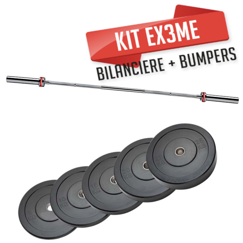kit-50-kg-dischi-bumper-ex3me-fitness-foro-50-mm-bilanciere-220-cm-bilanciere-220-cm