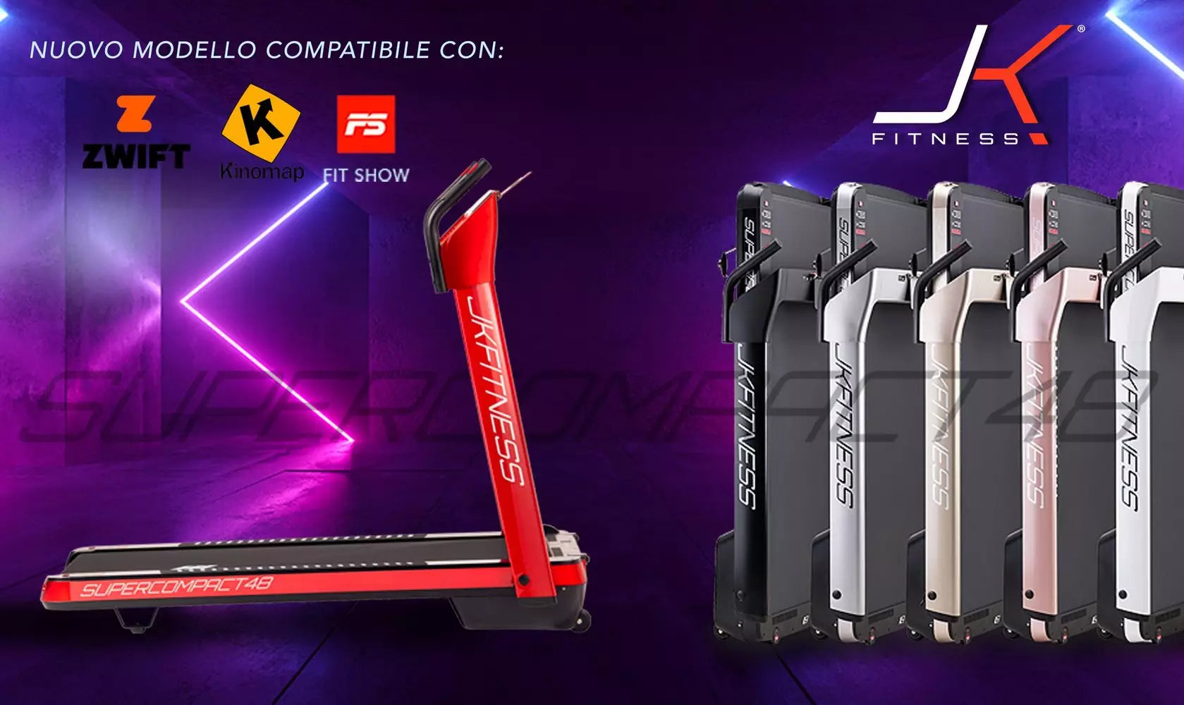 Supercompact 48 – Il miglior tapis roulant salvaspazio