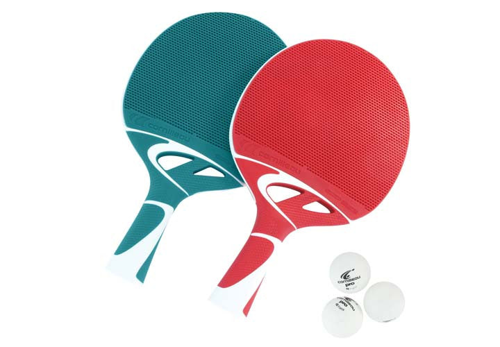 Kit 2 Racchette ping pong Tacteo duo pack Cornilleau da esterno