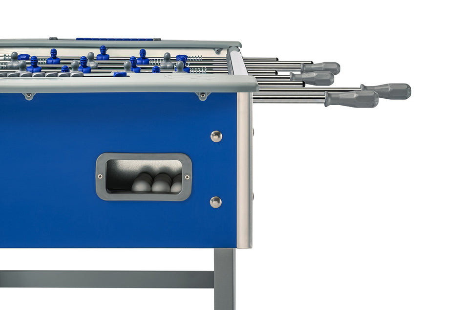 Calciobalilla Fas SMART verde acqua- aste rientranti - da esterno