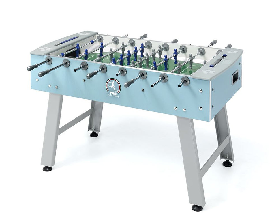 Calciobalilla Fas SMART verde acqua- aste rientranti - da esterno