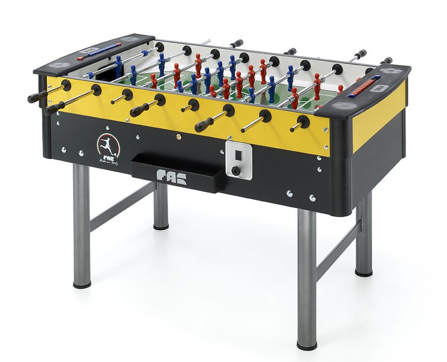 Calciobalilla Fas MUNDIAL giallo/nero - aste rientranti