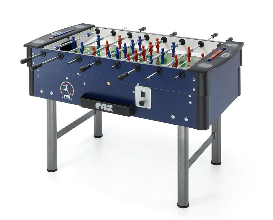 Calciobalilla Fas MUNDIAL blu - aste rientranti