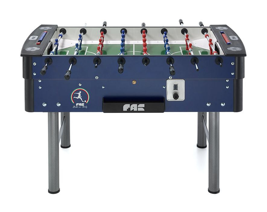 Calciobalilla Fas MUNDIAL blu - aste rientranti