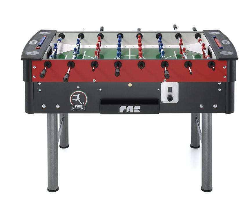 Calciobalilla Fas MUNDIAL rosso/nero - aste passanti