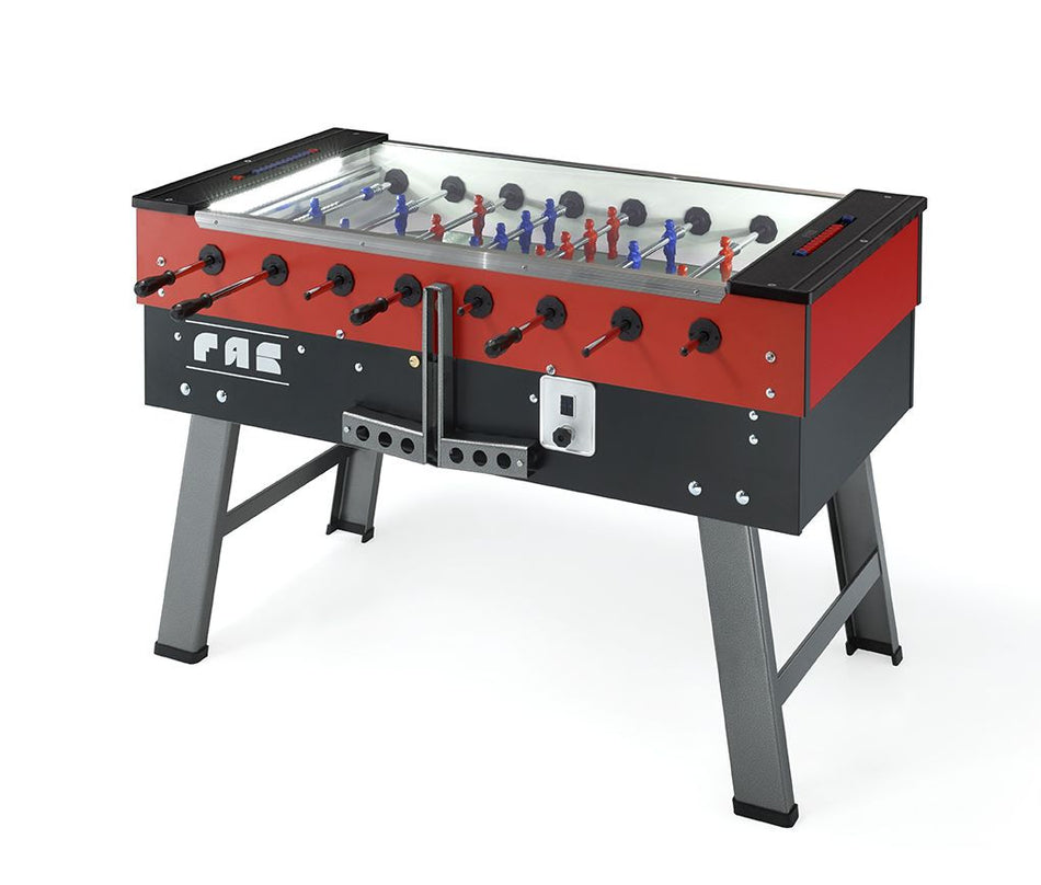 Calciobalilla Fas SAN SIRO rosso/nero - aste passanti