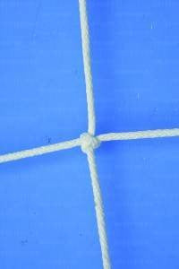 Coppia reti calcio in polipropilene H.T. diam. 6 mm., Modello Champions League certificata FIGC/LND. Vivisport