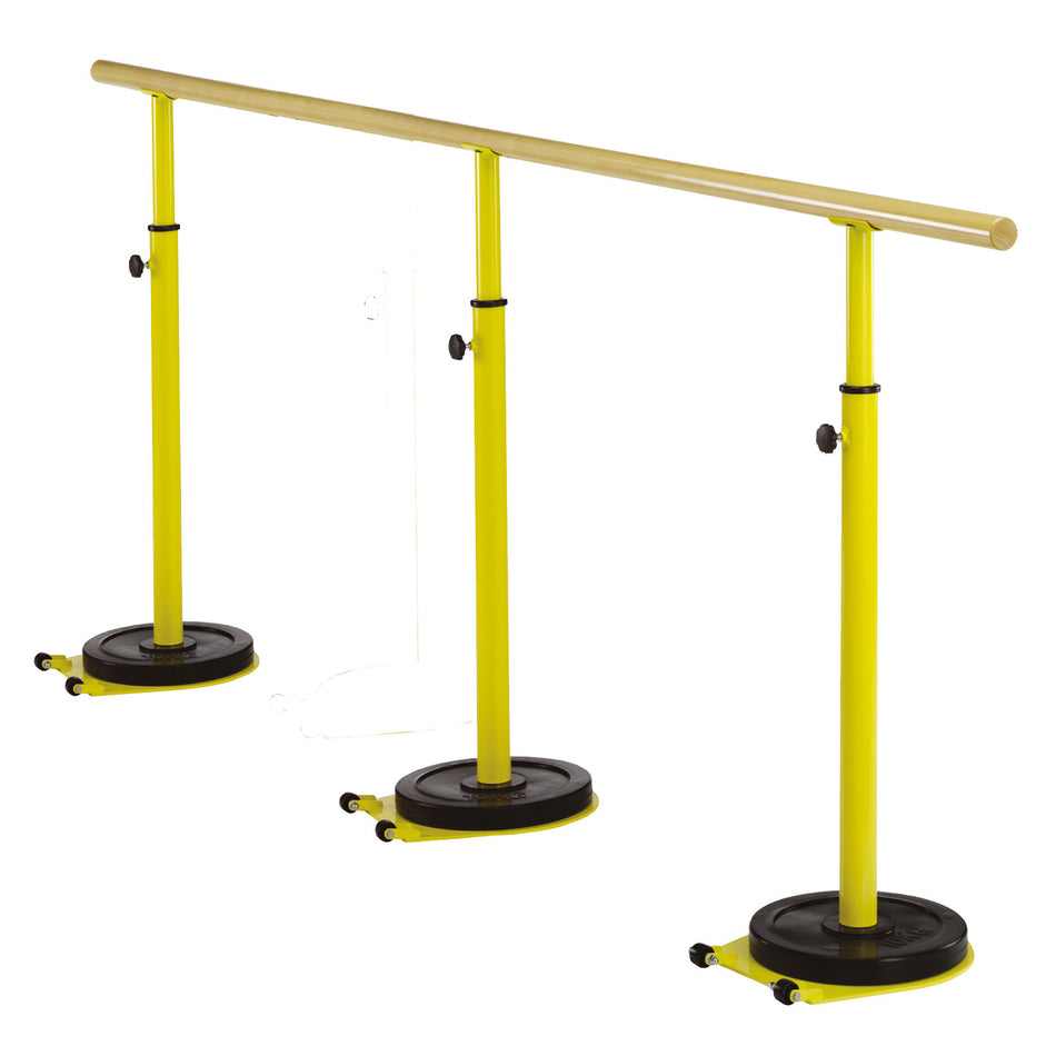SBARRA  DANZA TRASPORTABILE 3 - mt 3 -con 3 supporti zavorrati Schiavi sport