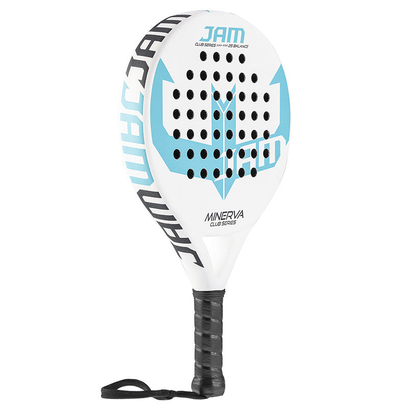 Racchetta Jam Minerva - bianco/azzurro opaco