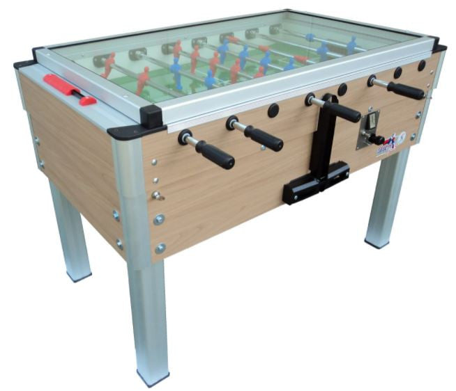 Calciobalilla Roberto Sport EXPORT LED Legno - aste rientranti