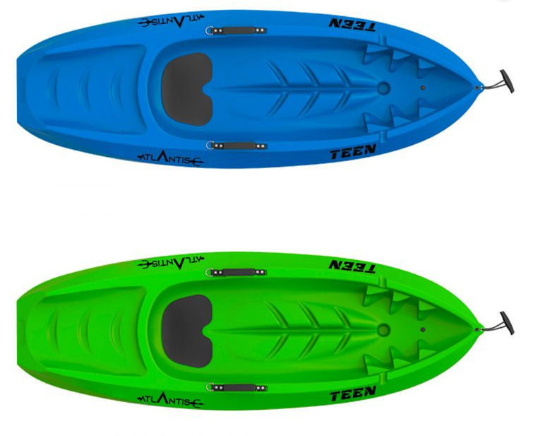 Kayak - canoa Atlantis bambino TEEN VERDE- cm 182 con pagaia