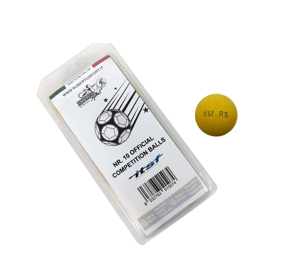 10 palline omologate ITSF Roberto sport