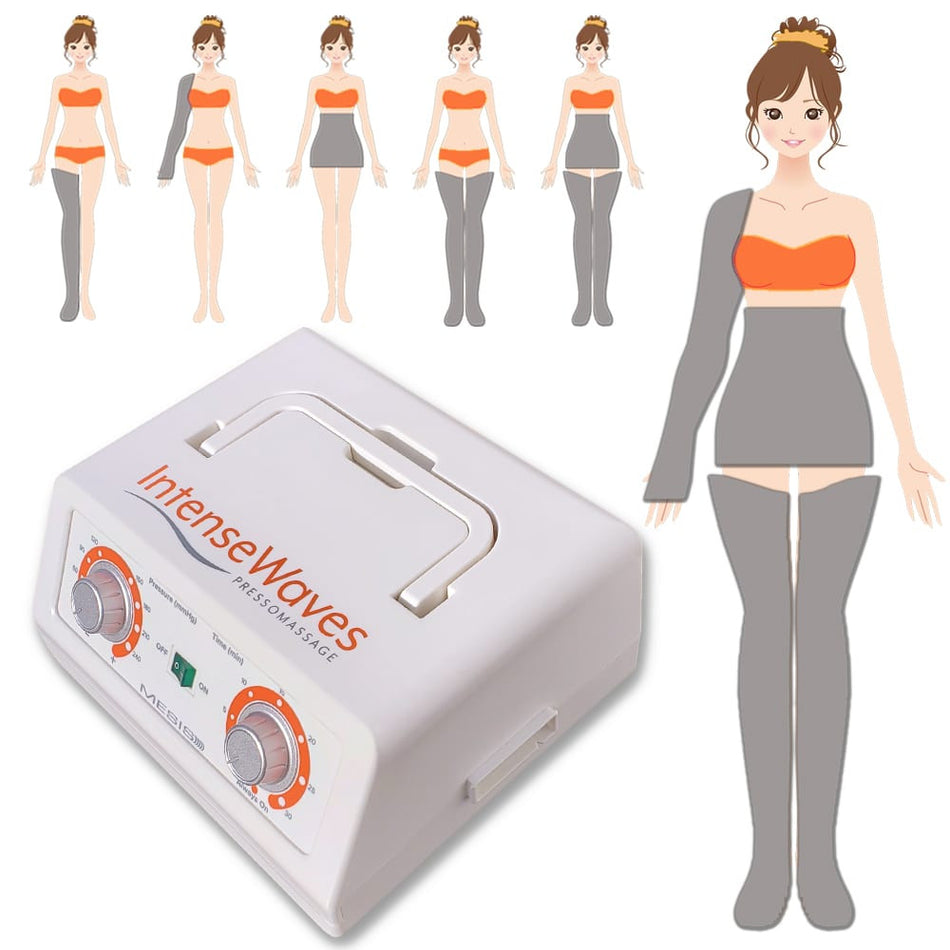 Pressoterapia Mesis Intense Waves  PRO 2 gambali + fascia addominali e glutei + bracciale