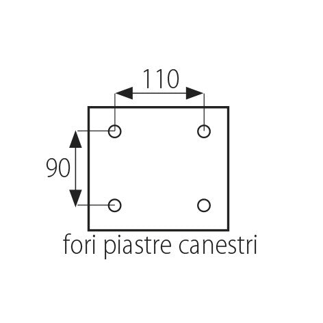 COPPIA CANESTRI BASKET  FISSI regolamentari - cerchio ferro pieno-con reti Schiavi sport