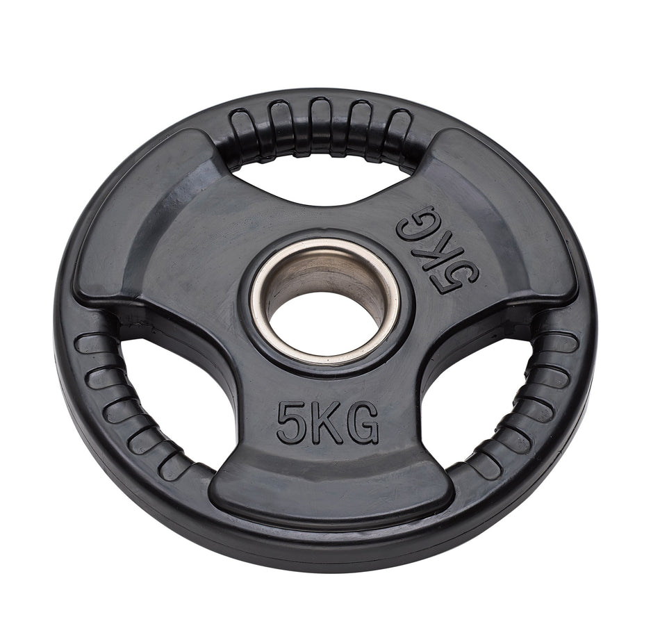 Disco ghisa olimpionico gommato Tri-grip foro 50 mm Diamond Professional