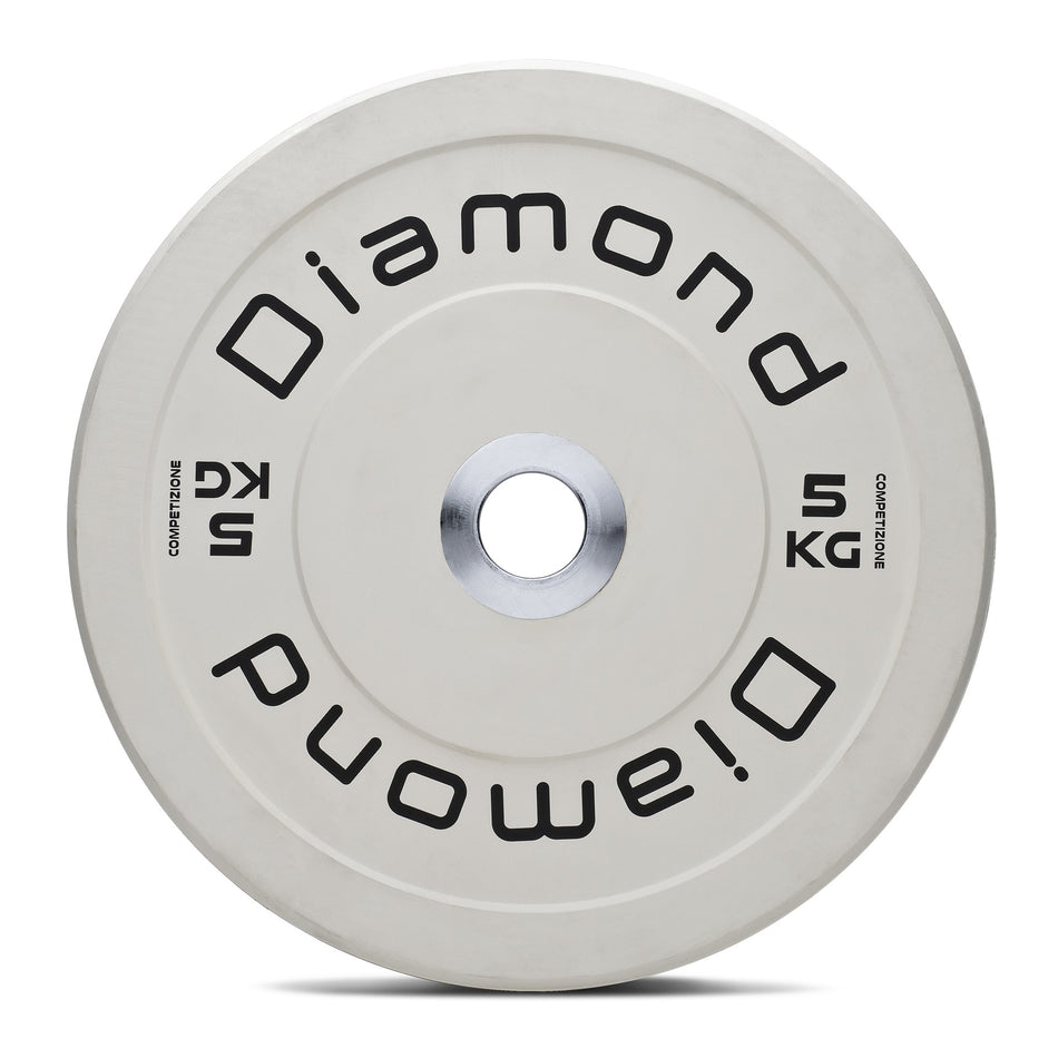 Disco olimpionico bumper competizione Pro foro 50 mm Diamond