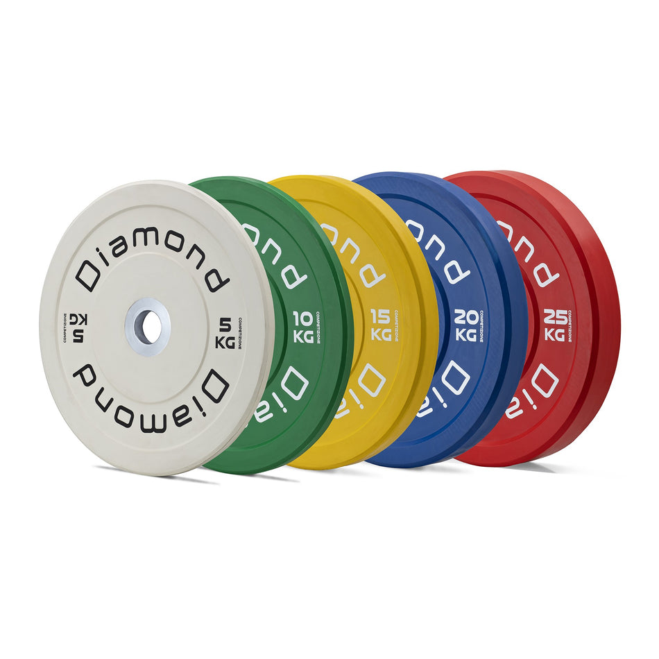 Disco olimpionico bumper competizione Pro foro 50 mm Diamond