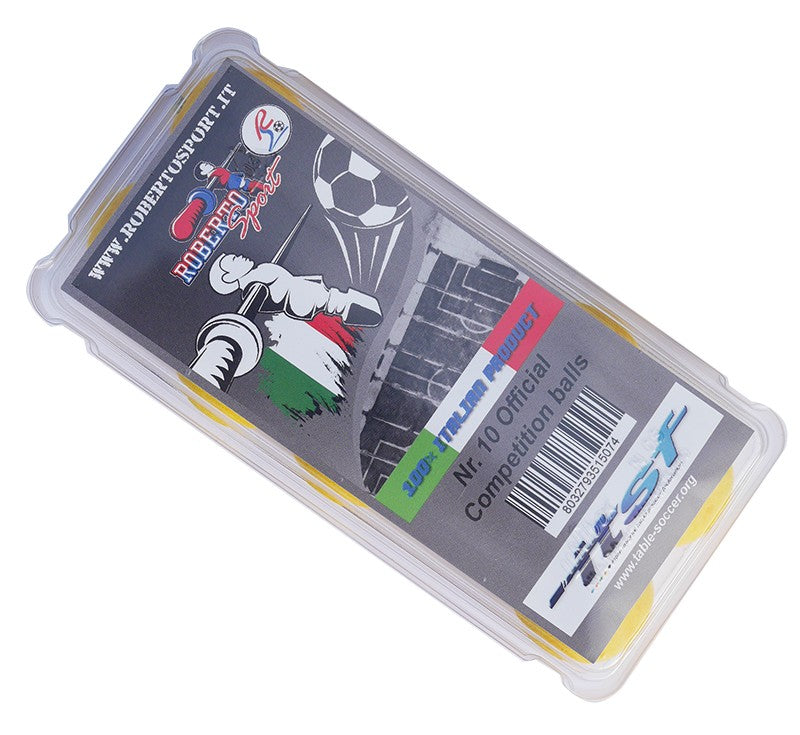 10 palline ITSF calciobalilla Roberto sport
