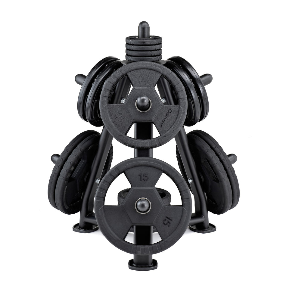 Rastrelliera dischi olimpionici ad albero Diamond