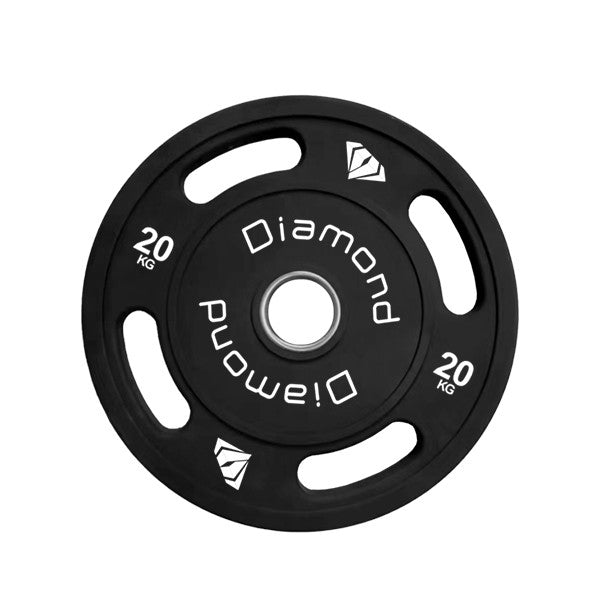 Disco Olimpico Multipresa Rivestito in TPU foro 50 mm Diamond Professional