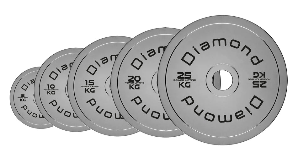 Disco Olimpico in acciaio per Powerlifting foro 50 mm Diamond Professional