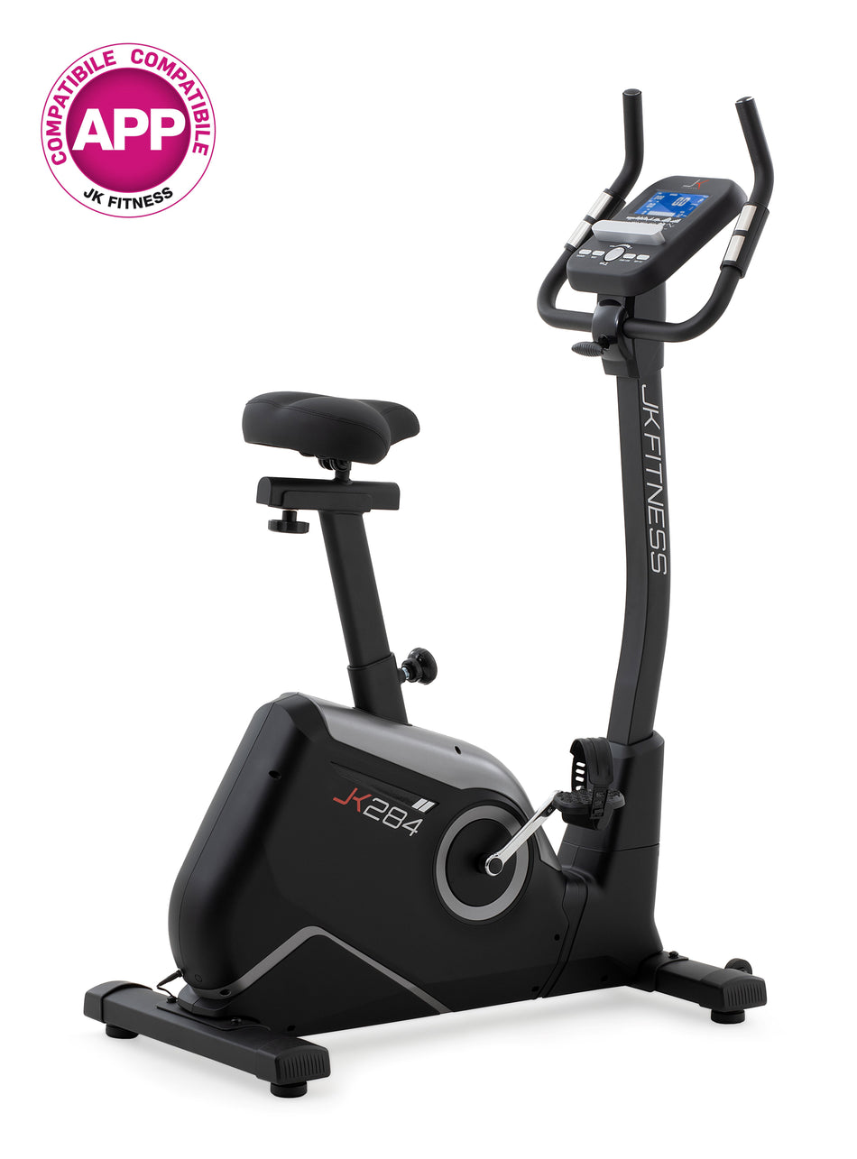 Cyclette JK Fitness JK 284 Compatibile APP Zwift e Kinomap