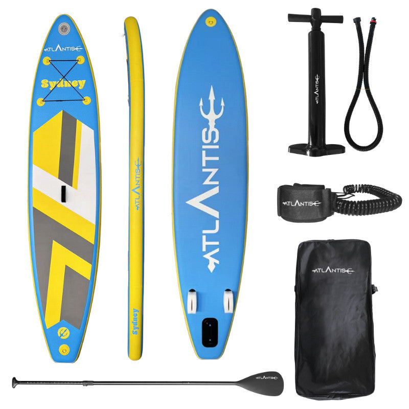 Sup Atlantis SYDNEY cm 335 - completo di zaino - pagaia - pompa e leash