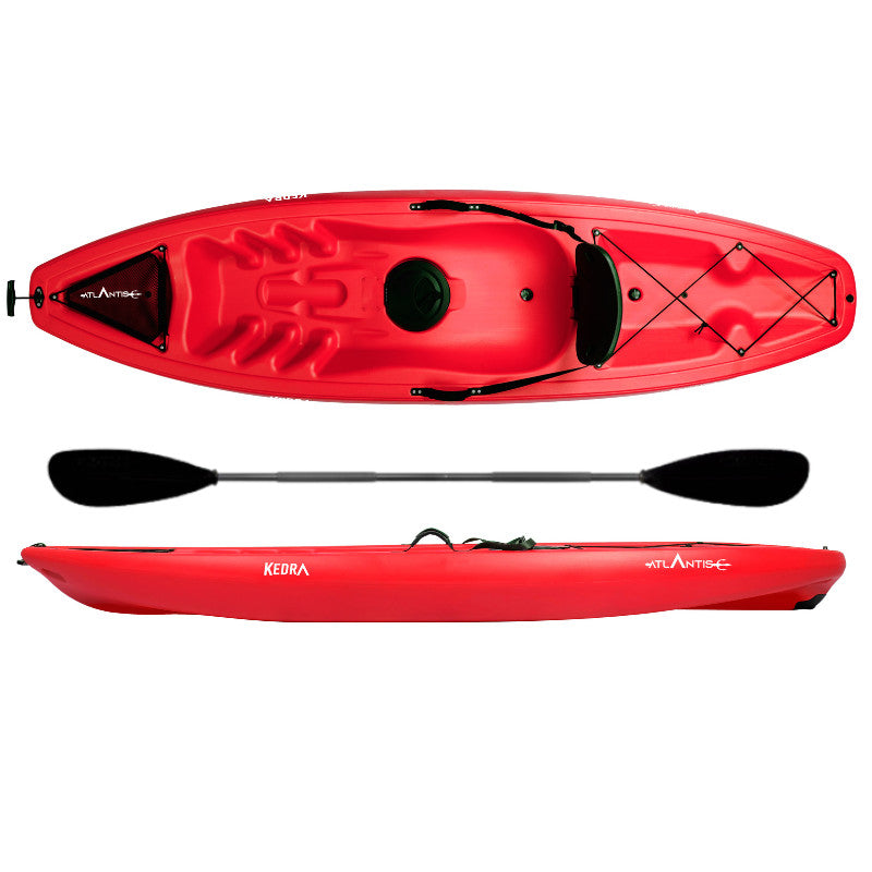 Kayak - canoa Atlantis KEDRA PRO  cm 266 - schienalino - gavone - pagaia