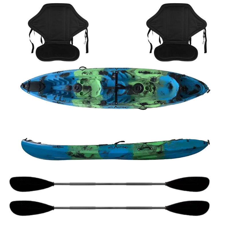 Kayak - canoa Explorer PRO Atlantis cm 370 con 2 pagaie e 2 seggiolini