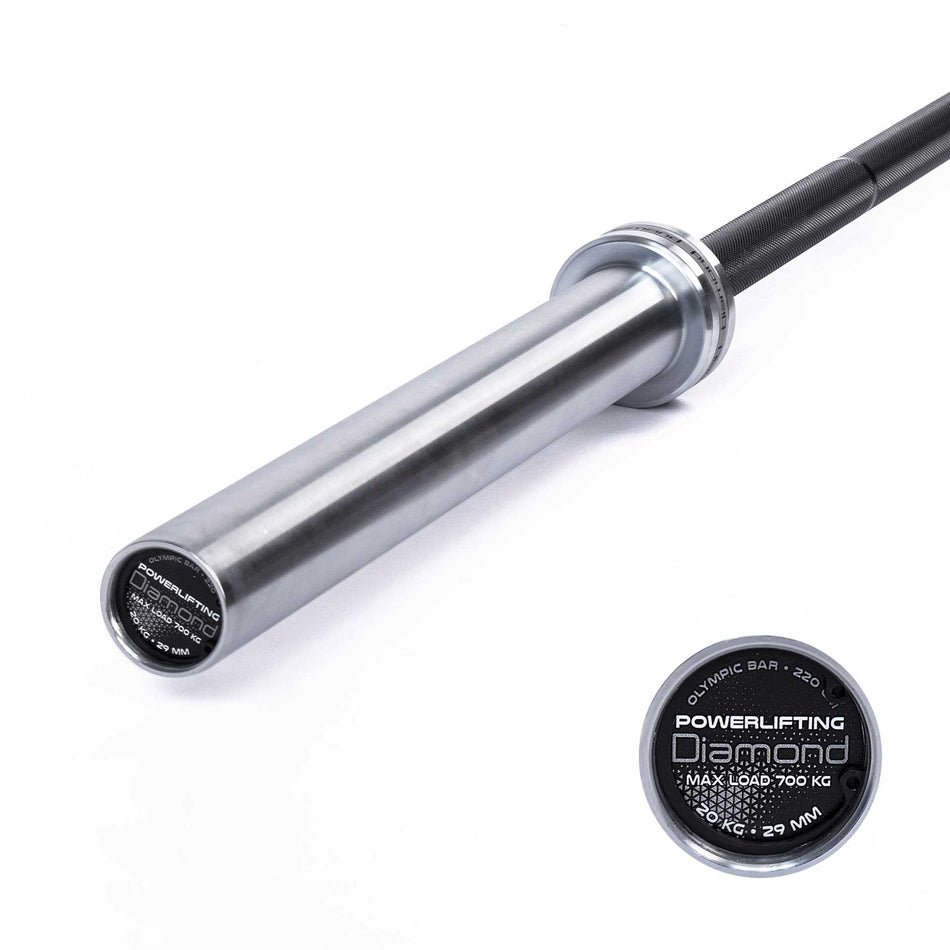Bilanciere Powerlifting  220 cm - Carico max 700 Kg -  50 mm Diamond Professional