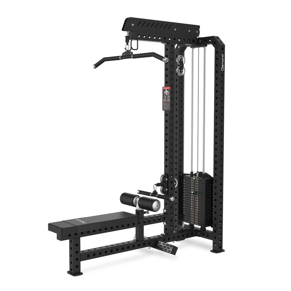 Combo Lat Machine / Pulley Row Diamond Professional Serie Rigs