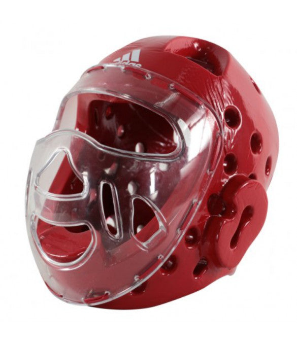 Casco Adidas con maschera Rosso taglia XS