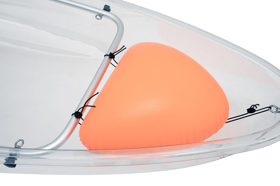 Canoa Atlantis Trasparente cm 305 completa di pagaia e seggiolino