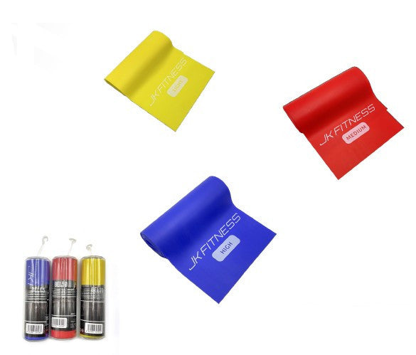 Banda elastica JK Fitness 180 x 15 Resistenza Bassa