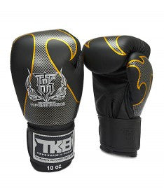 Guantoni Top King Empower Nero/Argento - in pelle - 16 oz