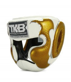Casco Top King Empower Bianco/Oro S