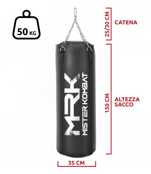 Sacco boxe Mister Kombat  50 kg