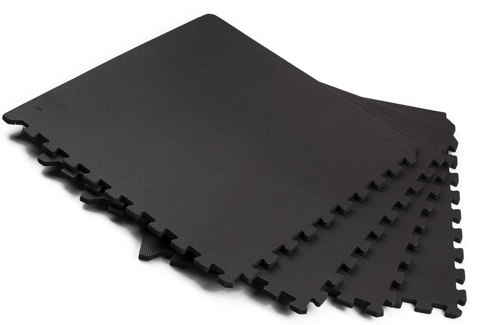 Tappeto componibile Movi fitness black