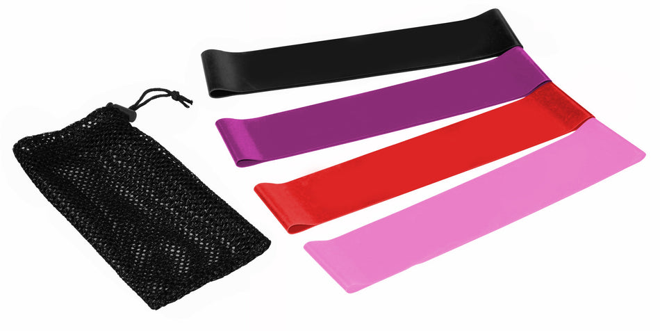 Set 4 Resistence Band - 600 x 50,8 x 0,7/0,8/0,9/1,25 mm Diamond Professional