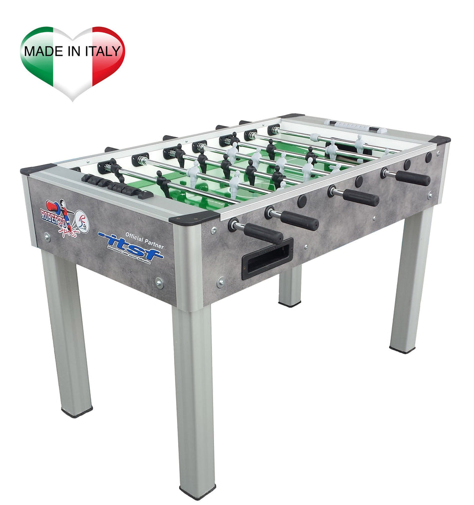 Calciobalilla Roberto Sport COLLEGE PRO Grigio - aste rientranti