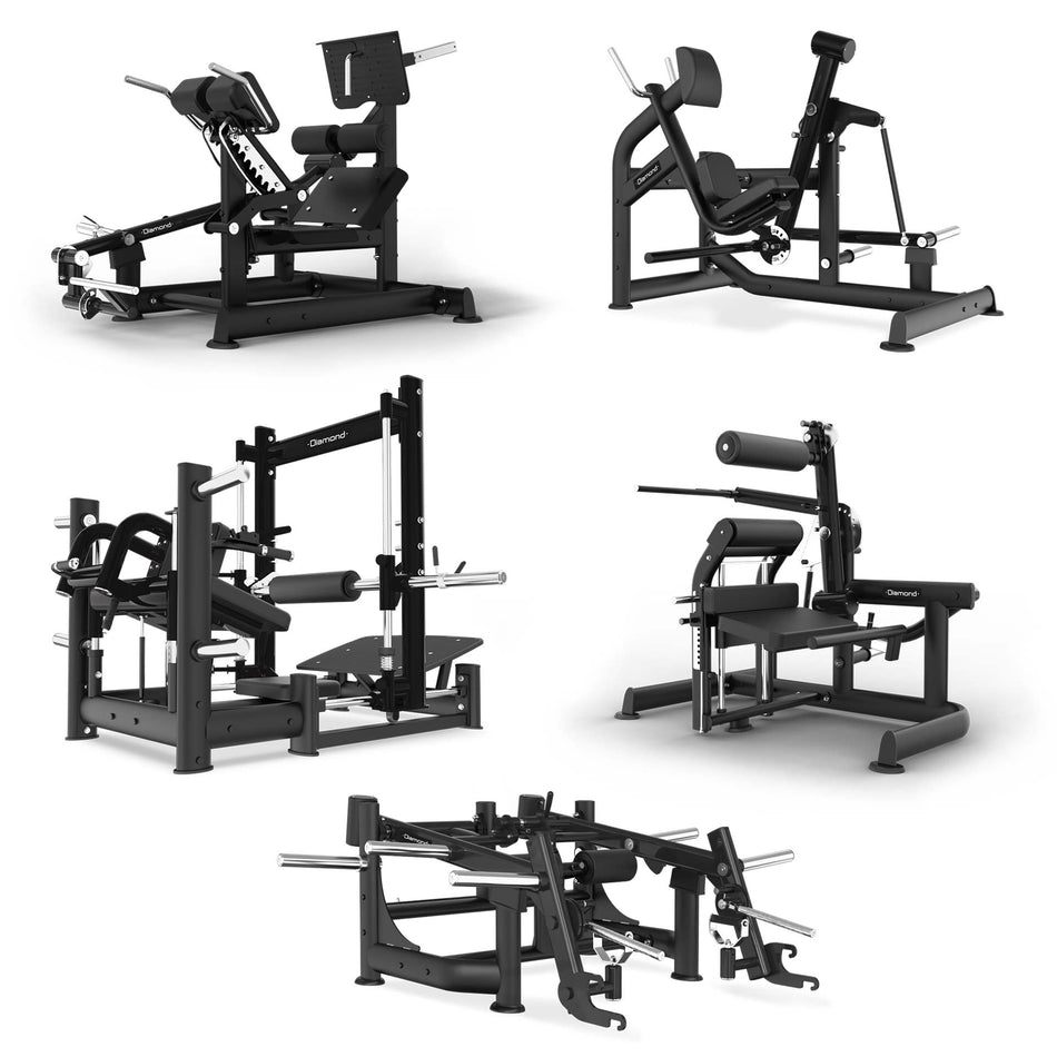 Set 5 macchine Diamond Professional Serie 600 Black