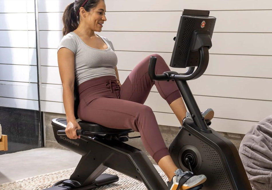 Cyclette Schwinn 590R Reclinata compatibile Zwift e Kinomap